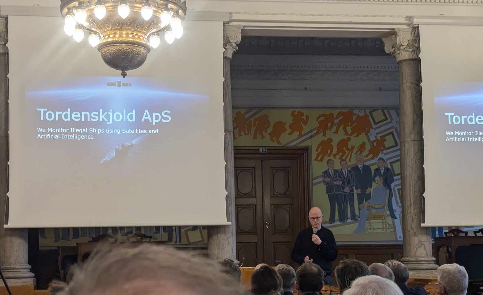 Tordenskjold Presented at the Danish Parliament